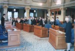 The Oath of Office is administered, 2004.