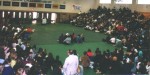 The audience at Albee Gym, as awards begin.