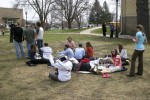 An enjoyable picnic lunch under the sun.